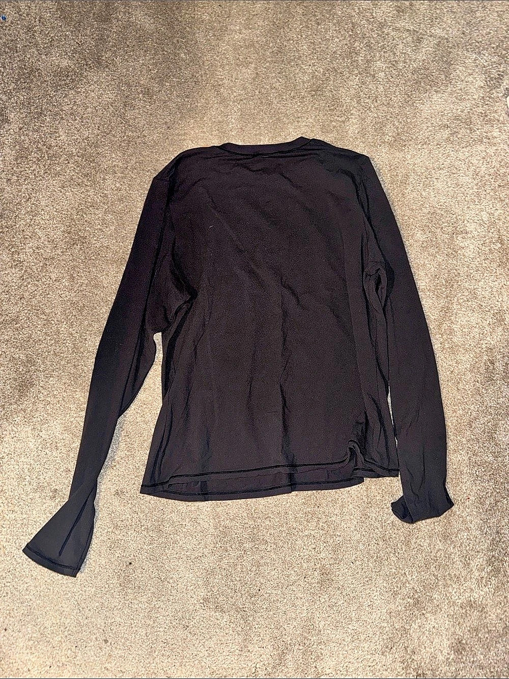 SKIMS Fits Everybody Long Sleeve T-Shirt Long Sleeve T-Shirt Black Size 2X NWT